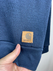 Vintage Carhartt Thermal Navy Crewneck
