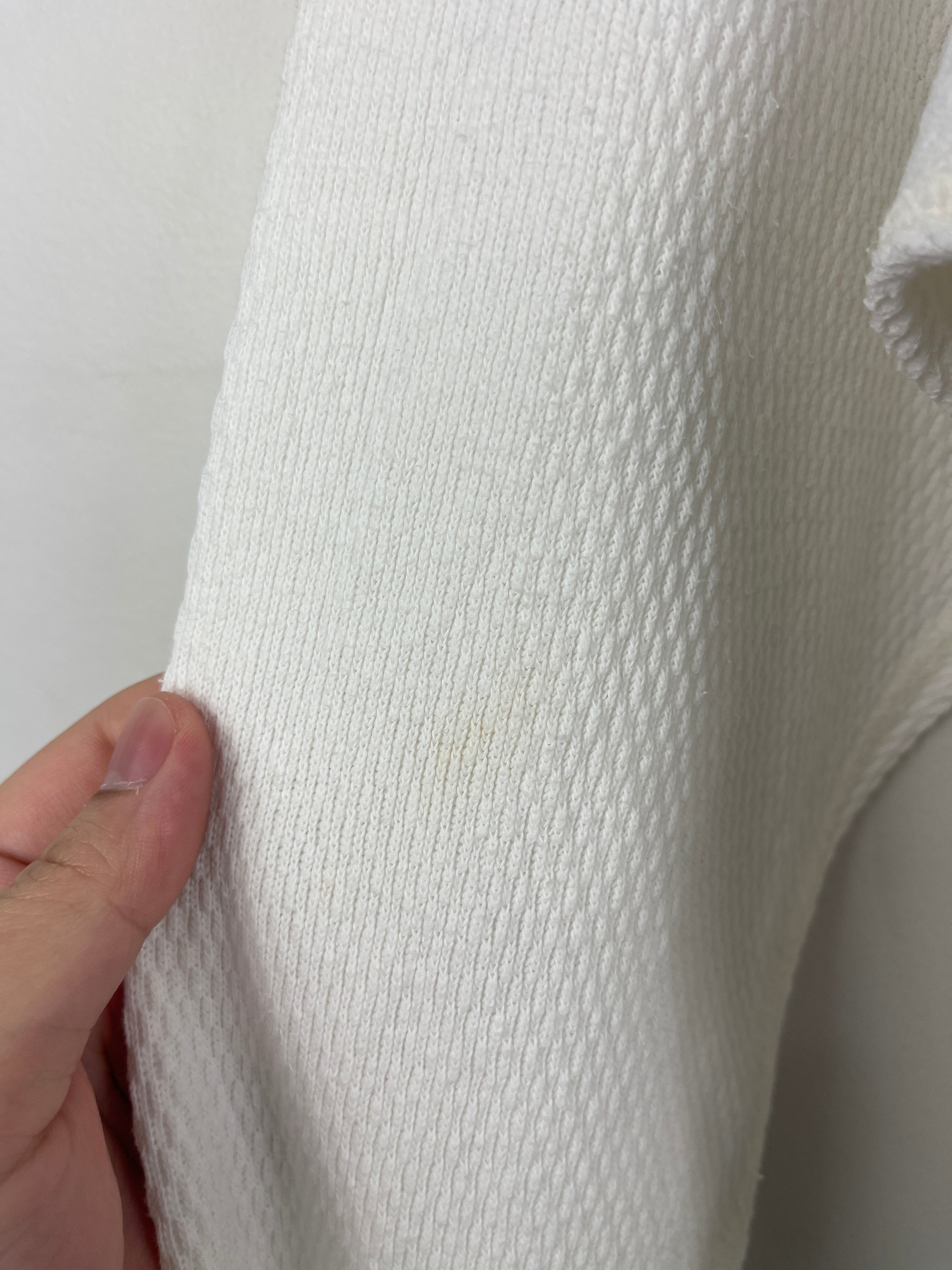 Vintage 90s St Johns Bay White Thermal Long Sleeve