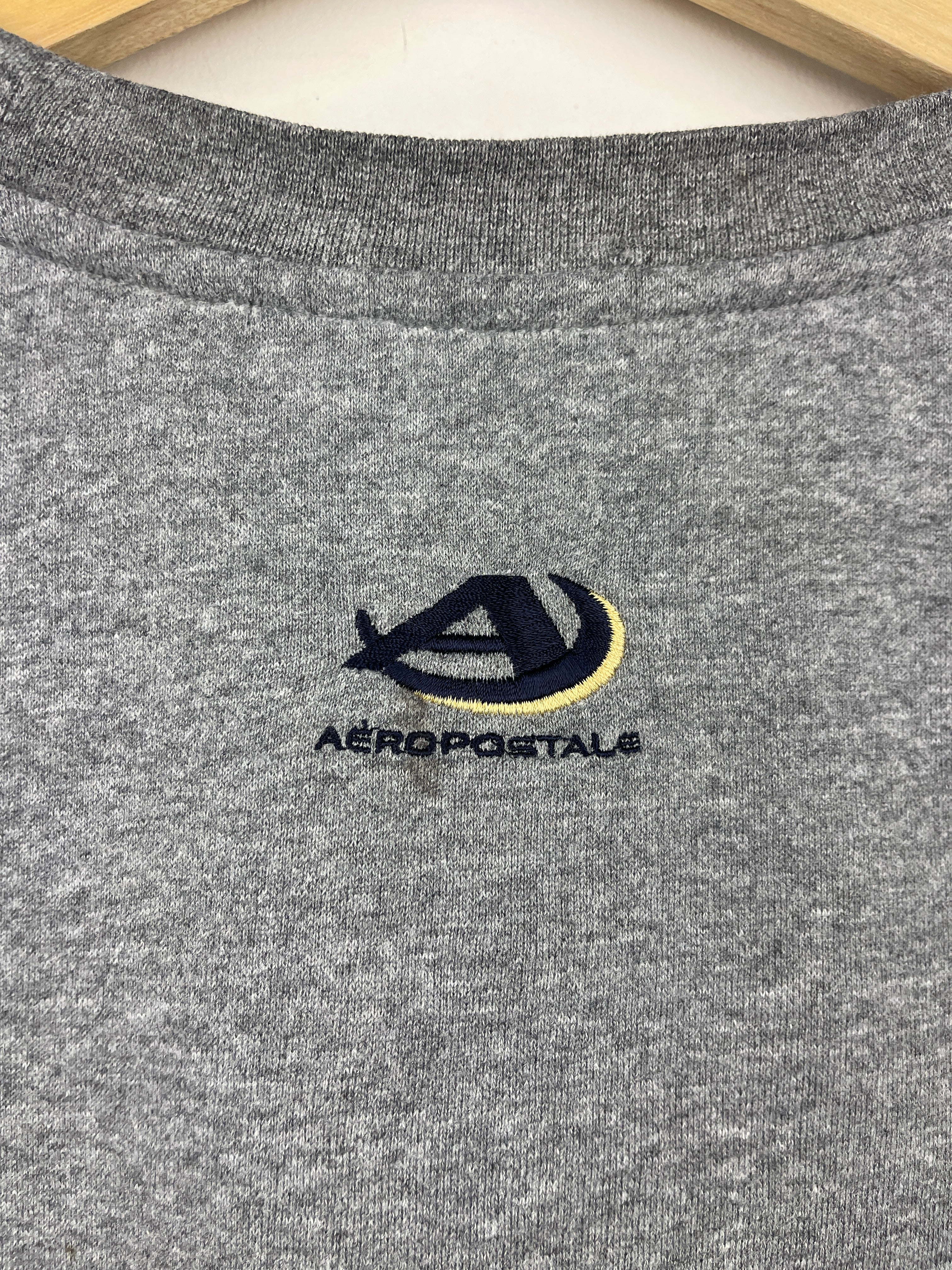 Vintage Aeropostale Pittsburgh Panthers Athletics University Embroidered Grey Crewneck