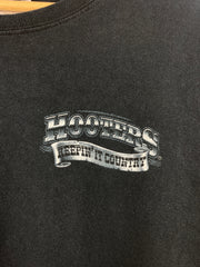 Vintage Hooters Keepin It Country Girls Black Tee