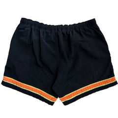Vintage 90s Tommy Hilfiger Athletics Surfing Black Nylon Shorts