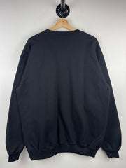 Vintage Harley Davidson Embroidered Black & Orange Crewneck