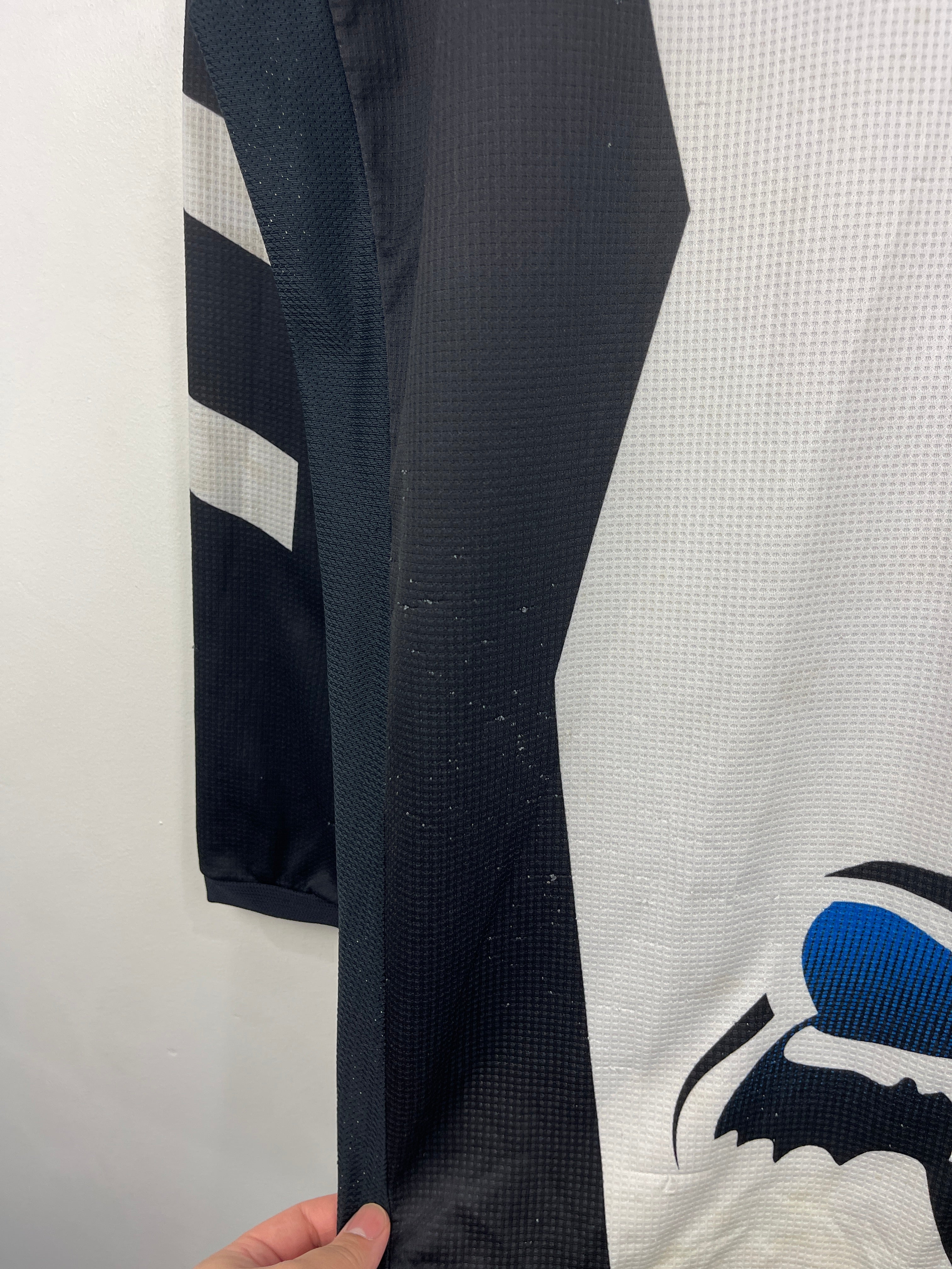 Vintage Fox 180 Motocross Black & White Long Sleeve Jersey