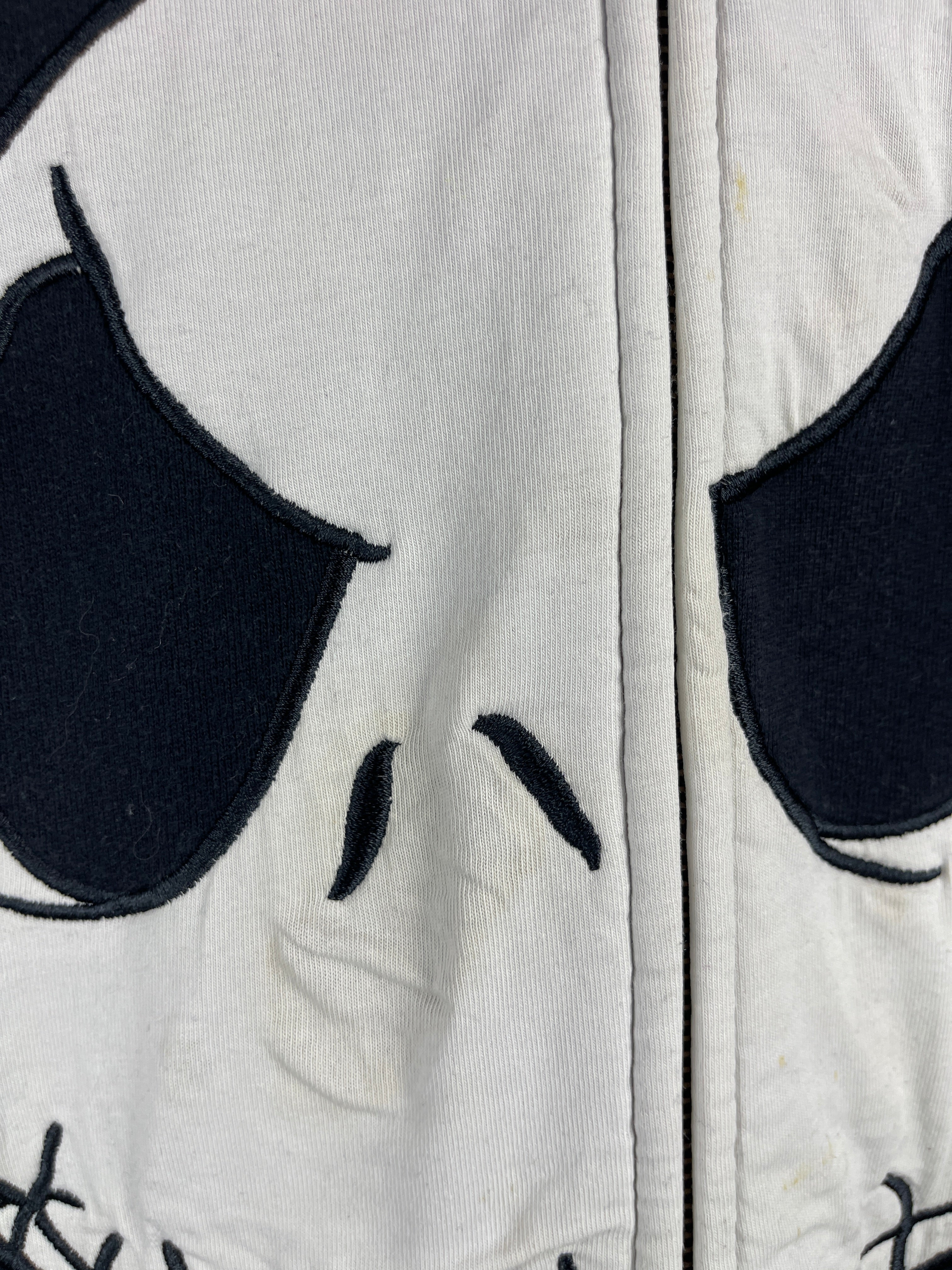 Vintage Disney Nightmare Before Christmas Tim Burton Black Zip Up Hoodie