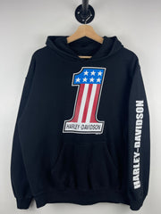Vintage Harley Davidson Pennsylvania Black Hoodie