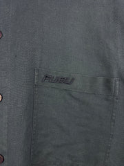 Vintage Fubu Navy Button Up Short Sleeve Shirt