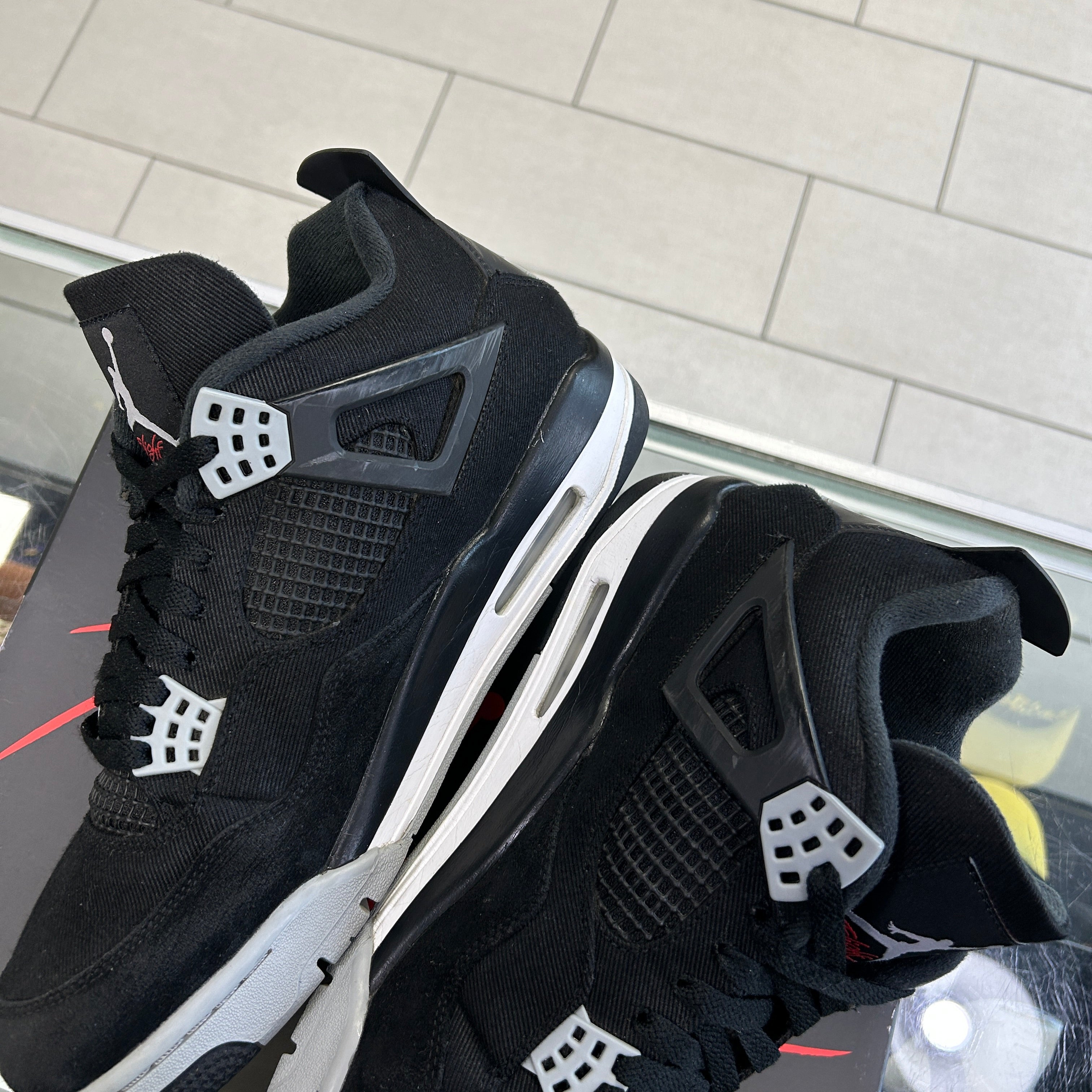 Jordan 4 Black Canvas