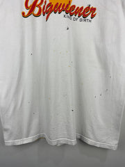 Vintage Bigweiner King Of Girth Comedy White Tee