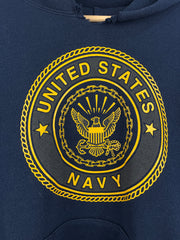 Vintage 90s United States Navy Navy Hoodie