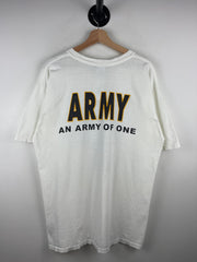 Vintage 90s US Army White Tee