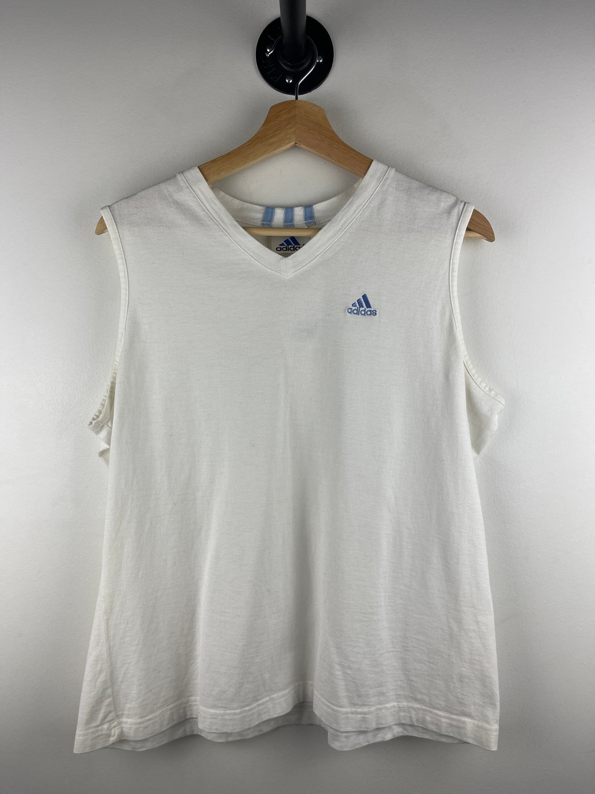 Vintage Adidas White Women's Tank Top