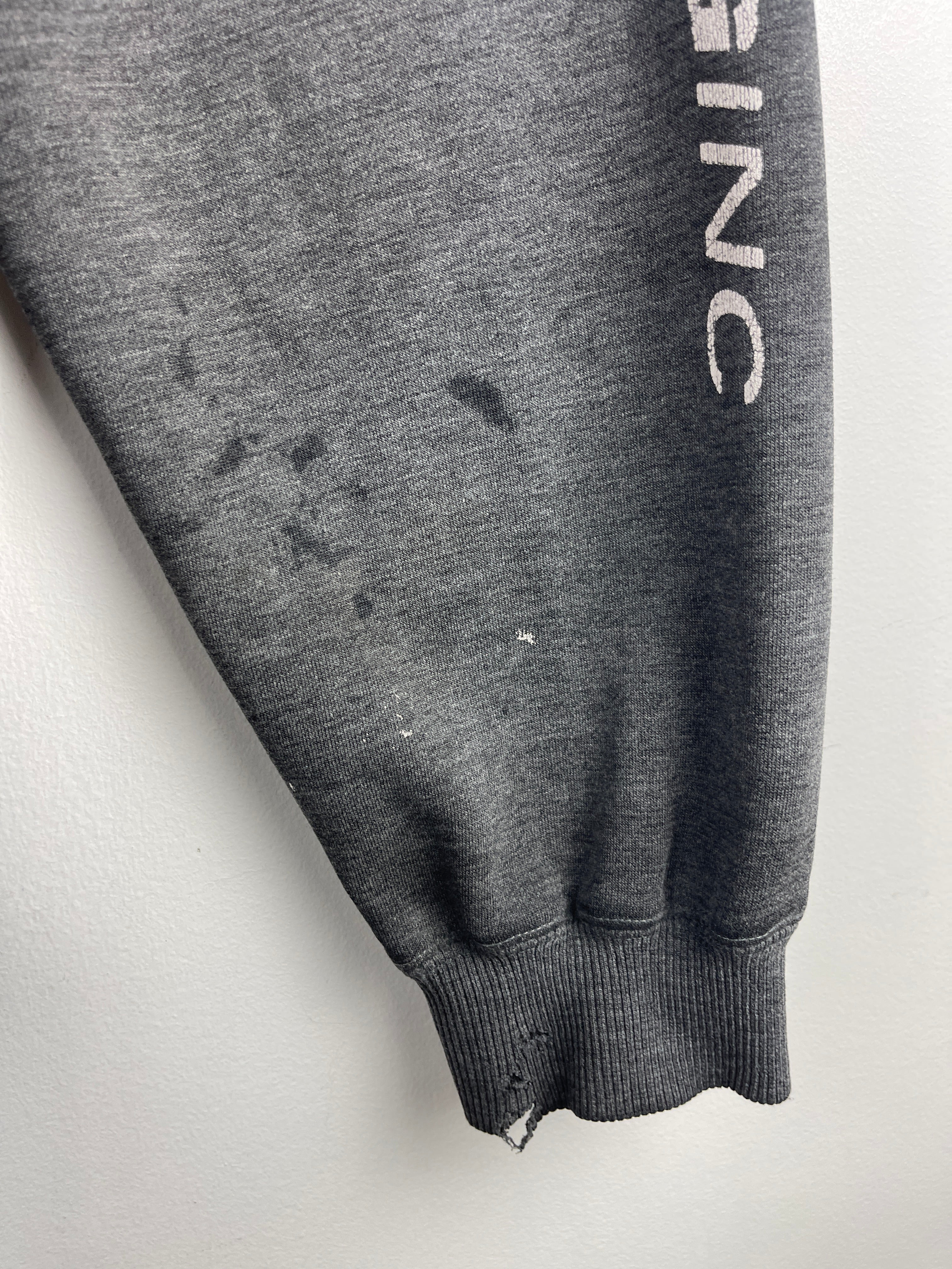 Vintage Fox Racing Faded Grey Hoodie