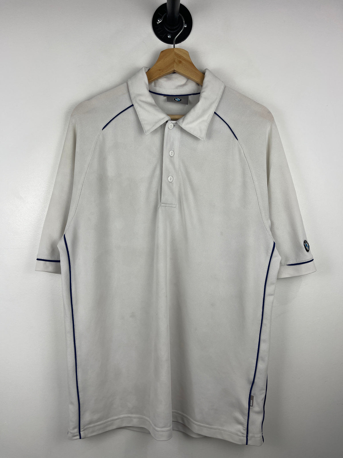 Vintage BMW Golf White Polo Shirt