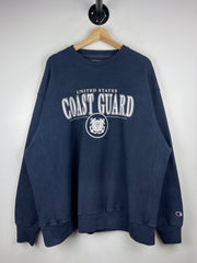 Vintage Champion United States Coast Guard Navy Crewneck