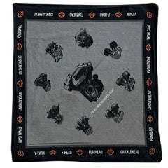 Vintage Harley Davidson The All New Milwaukee Eight Bandana
