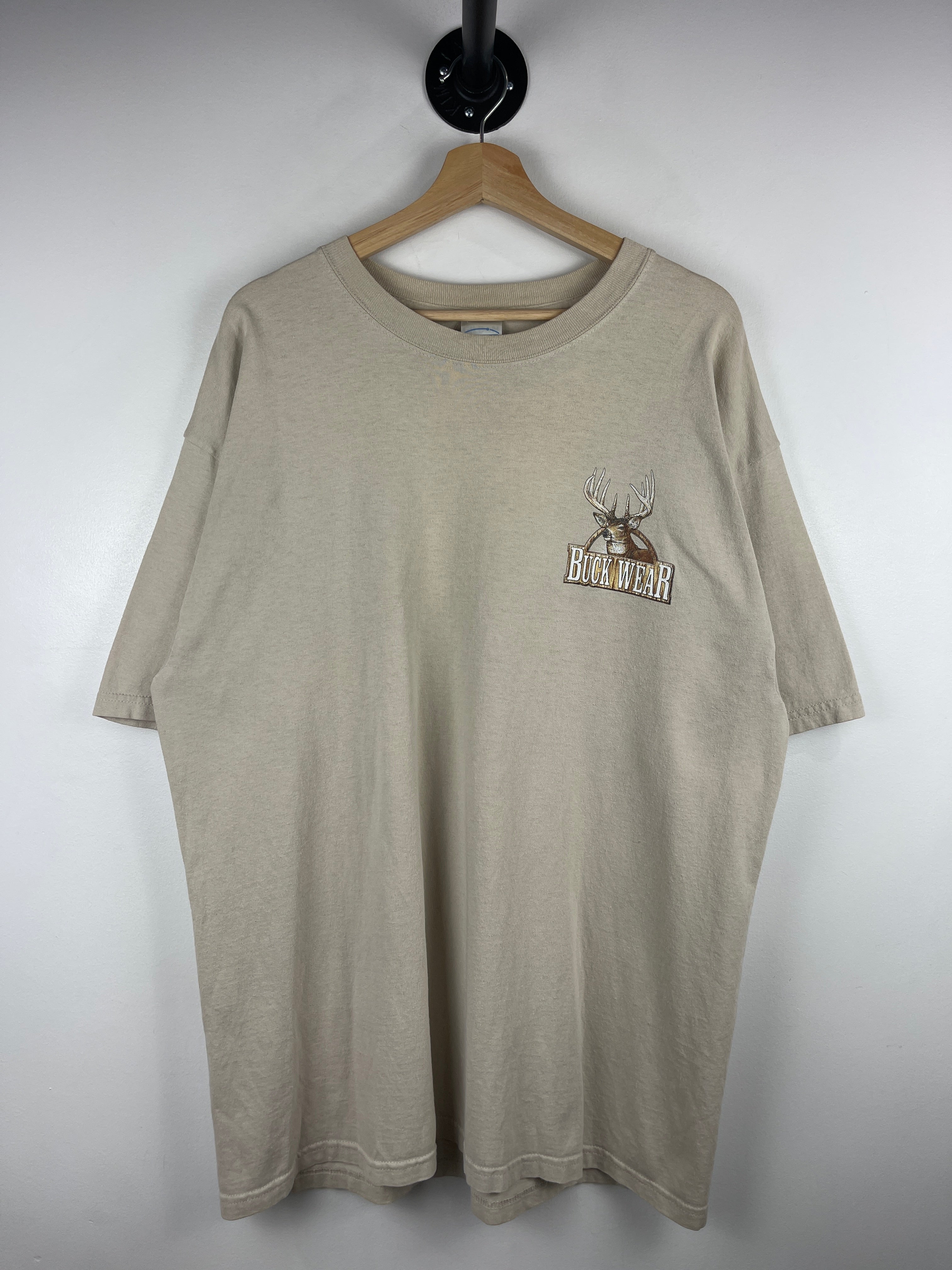 Vintage Buck Wear Theres A Place For All Creatures Beige Tee