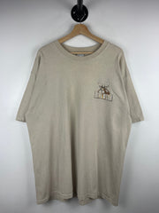 Vintage Buck Wear Theres A Place For All Creatures Beige Tee