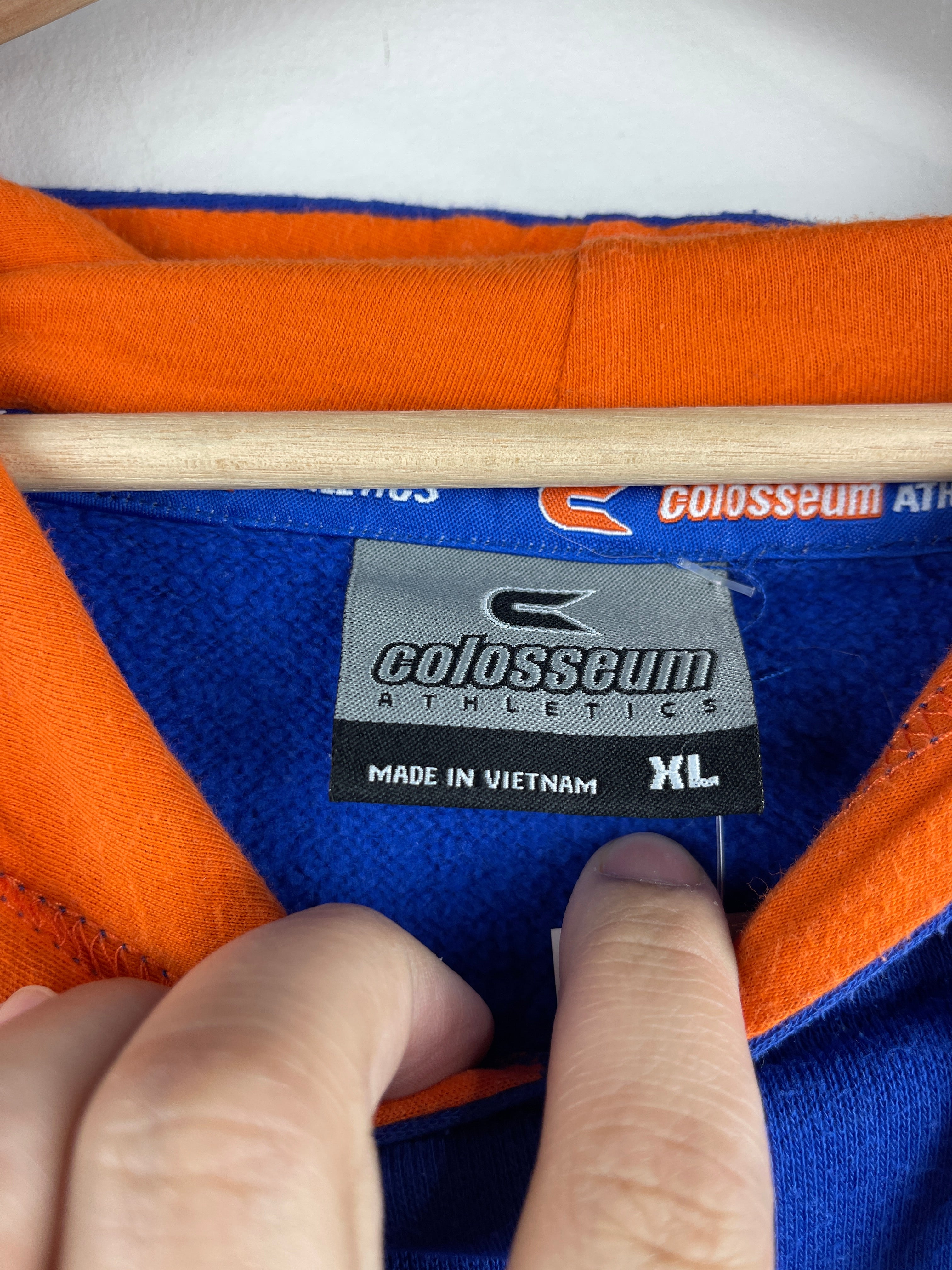 Vintage Florida Gators Embroidered Blue Hoodie