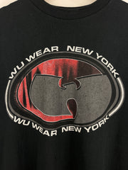 Vintage 90s Wu Tang Wu Wear New York Black Rap Tee