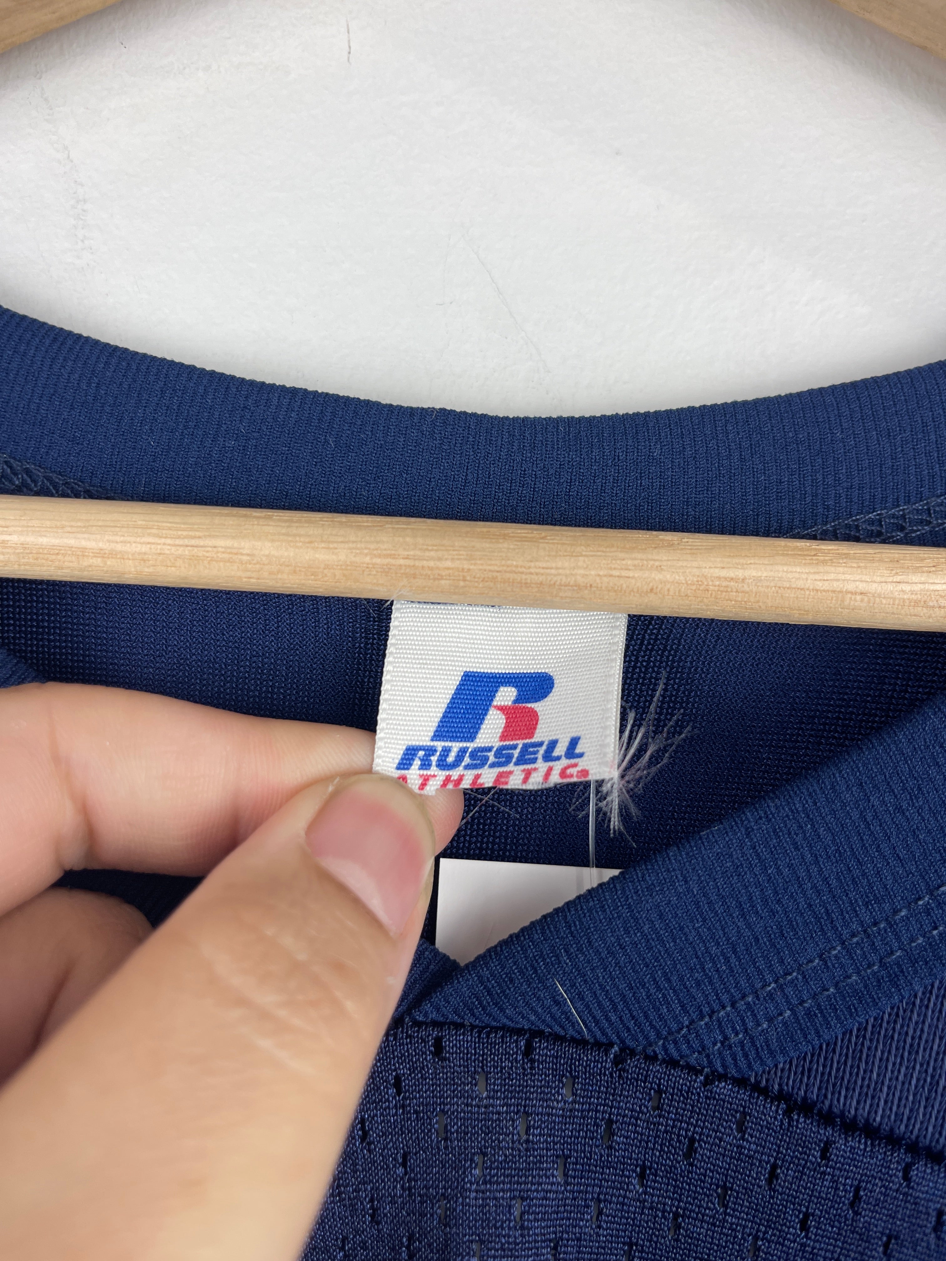 Vintage 90s Russell Athletic Penn State Nittany Lions Navy Football Jersey
