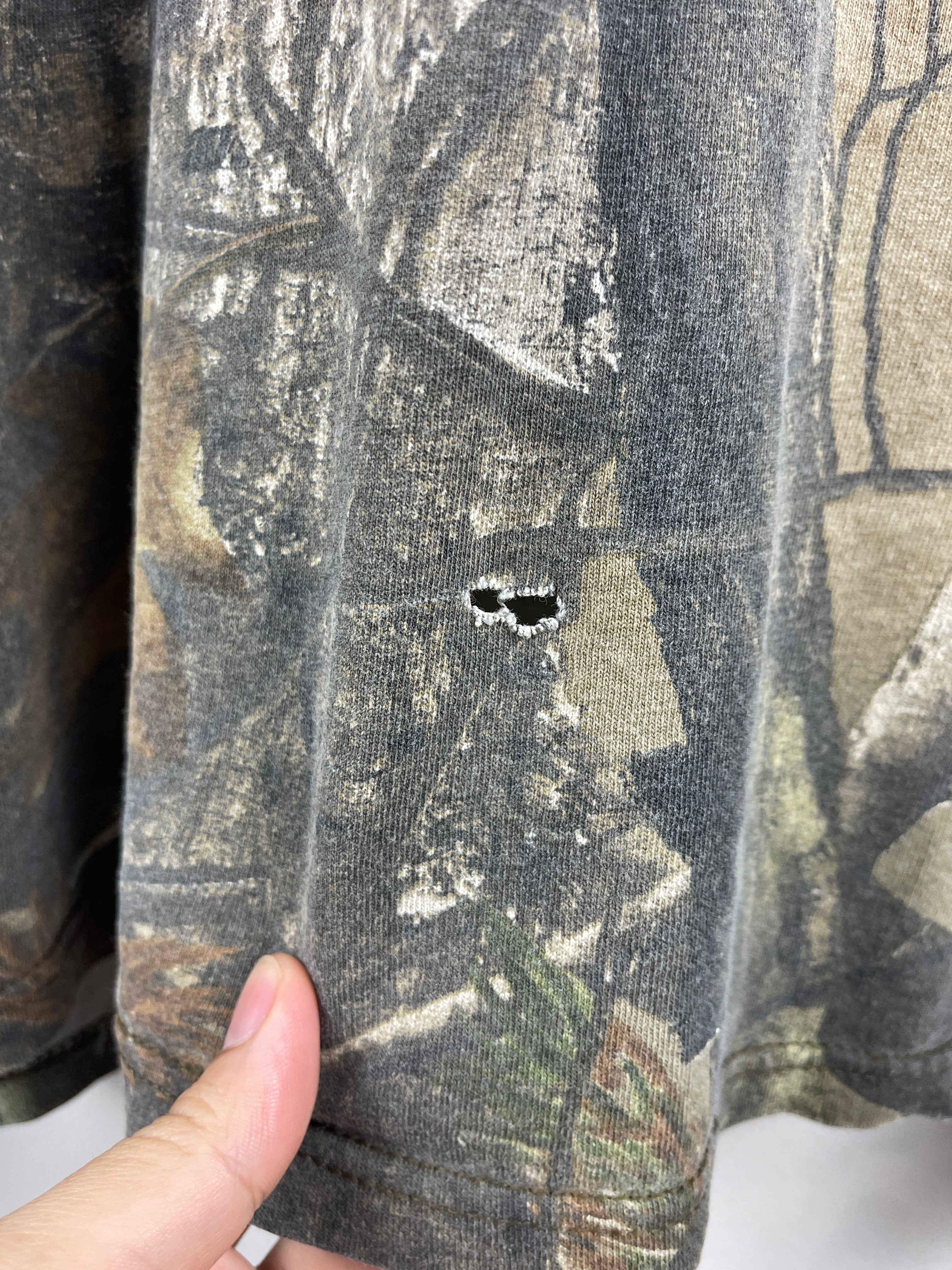 Vintage Jerzees Real Tree Camo Pocket Tee