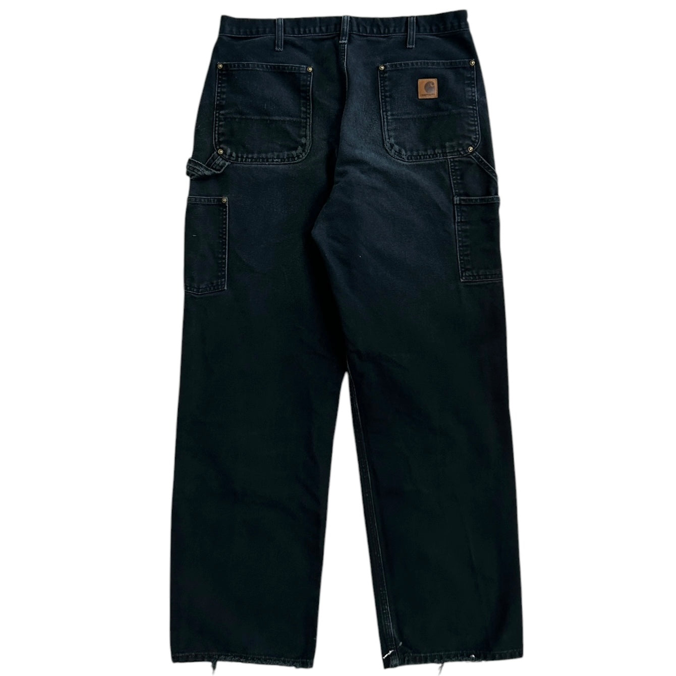 Vintage Carhartt Double Knee Faded Black Work Pants