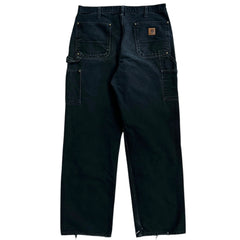 Vintage Carhartt Double Knee Faded Black Work Pants