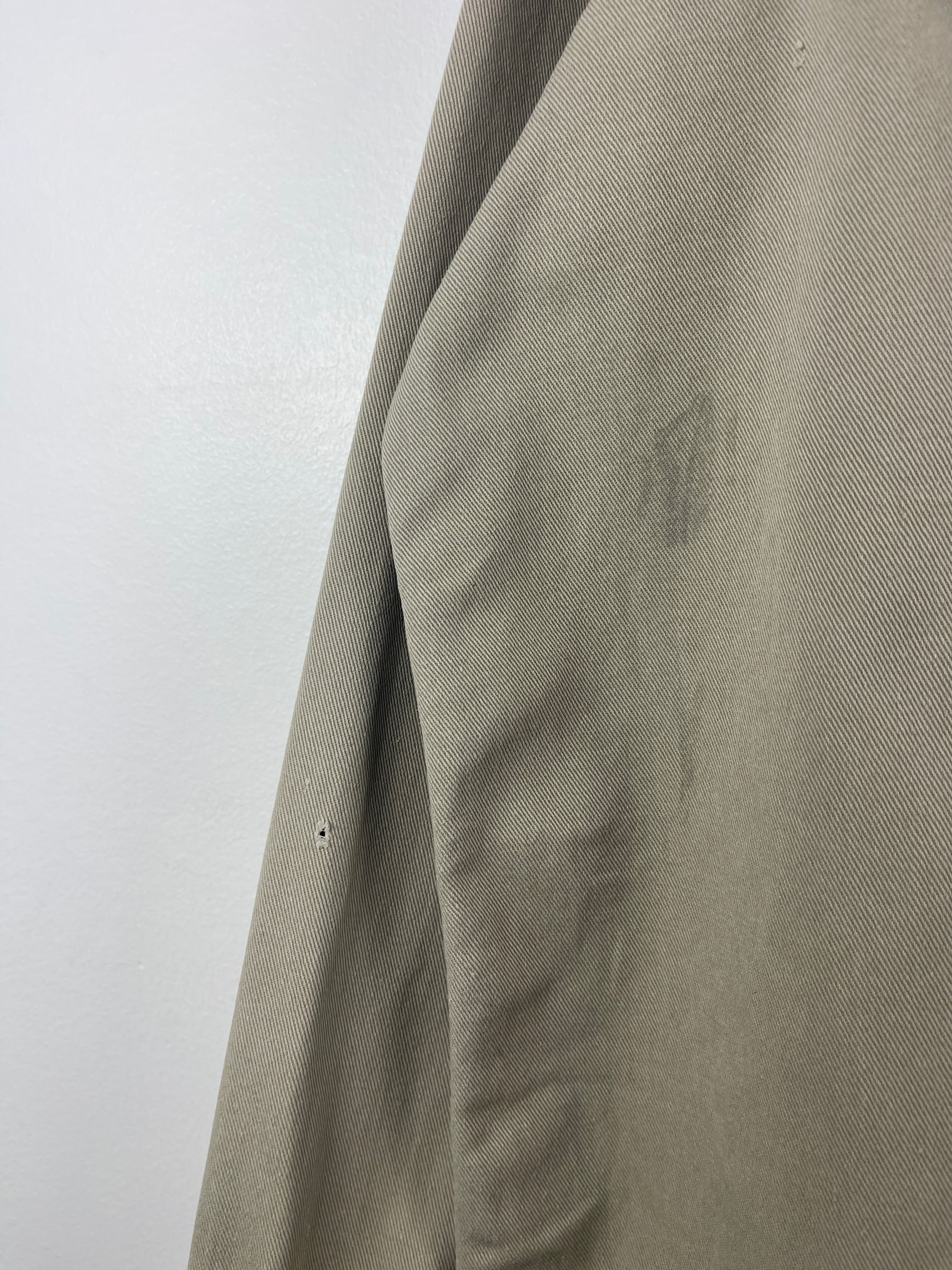 Vintage Carhartt Beige Long Sleeve Button Up Shirt