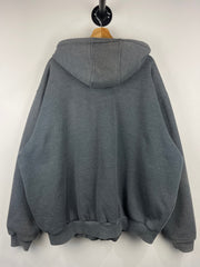 Vintage Carhartt Thermal Lined Charcoal Grey Zip Up Hoodie