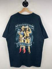 Vintage Hooters Keepin It Country Girls Black Tee