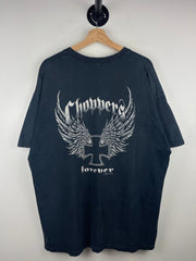 Vintage Choppers Forever Thrashed Black Tee