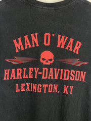 Vintage Harley Davidson Jester Kentucky Black Tee