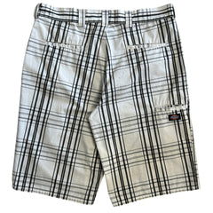 Vintage Dickies White Plaid Board Shorts