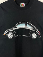 Vintage 90s Volkswagen Beatle Black Tee