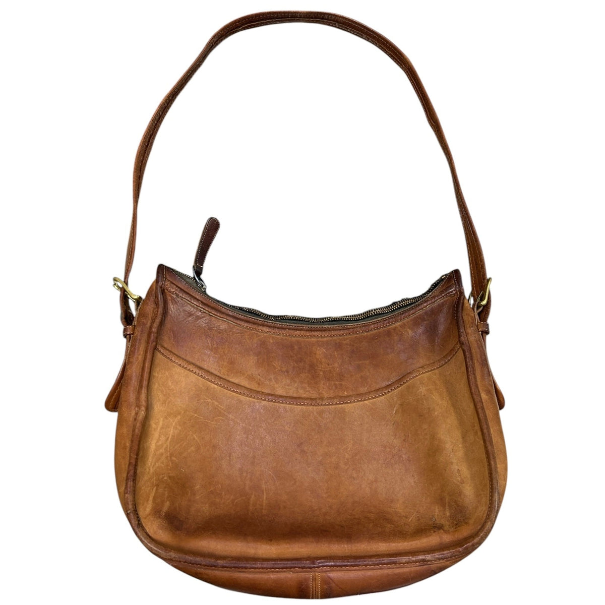 Vintage 90s Coach British Tan Classic Hobo Bag