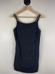 Vintage Fendi Jeans Women's Navy & Beige Nylon Dress