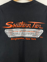 Vintage Harley Davidson Life Begins New York Black Tee