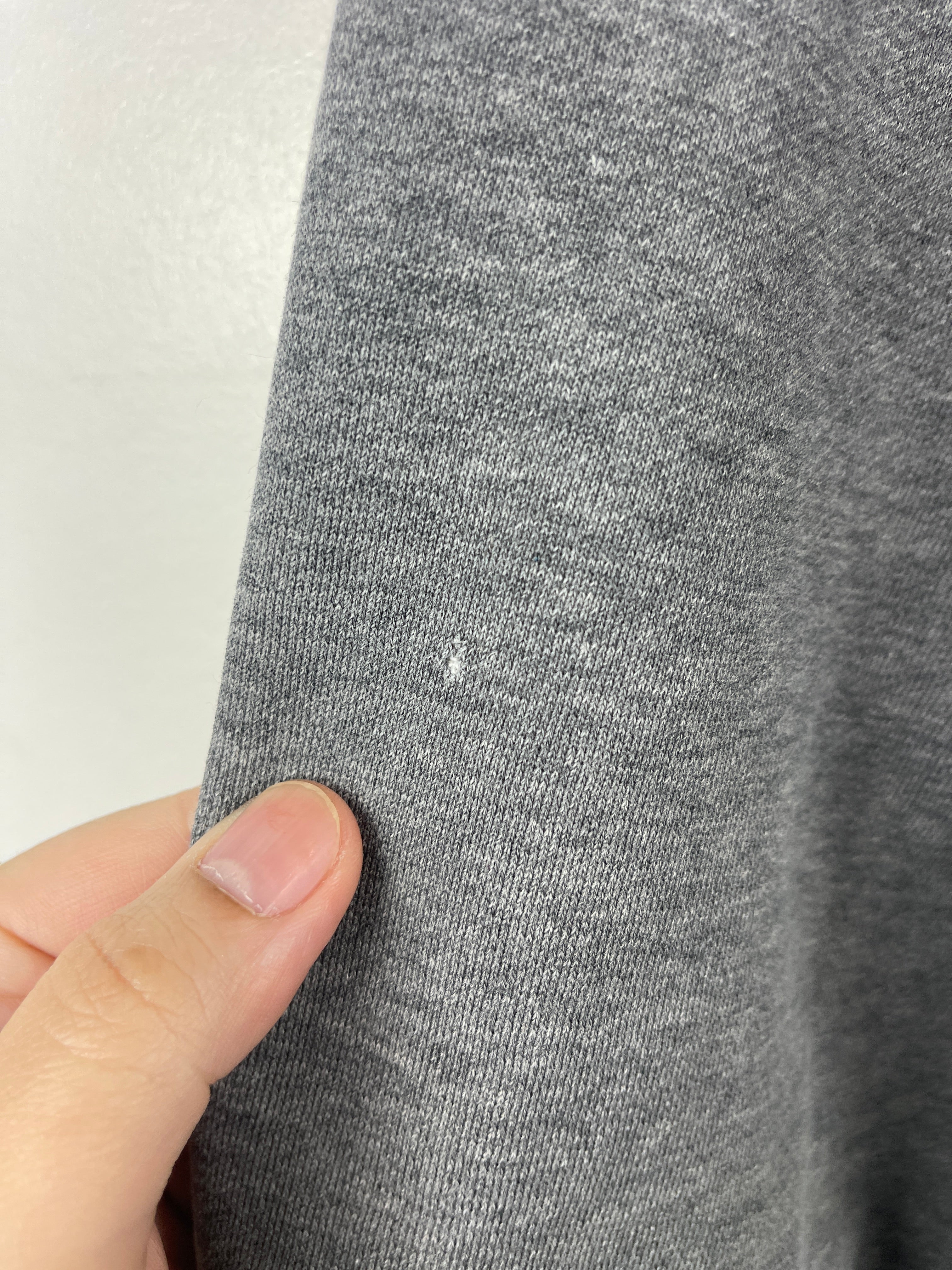 Vintage Abercrombie And Fitch Spellout Embroidered Grey Hoodie