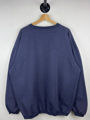 Vintage 90s West Virginia Mountaineers Embroidered Navy Crewneck