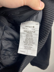 Vintage Carhartt Active Black Hooded Work Jacket