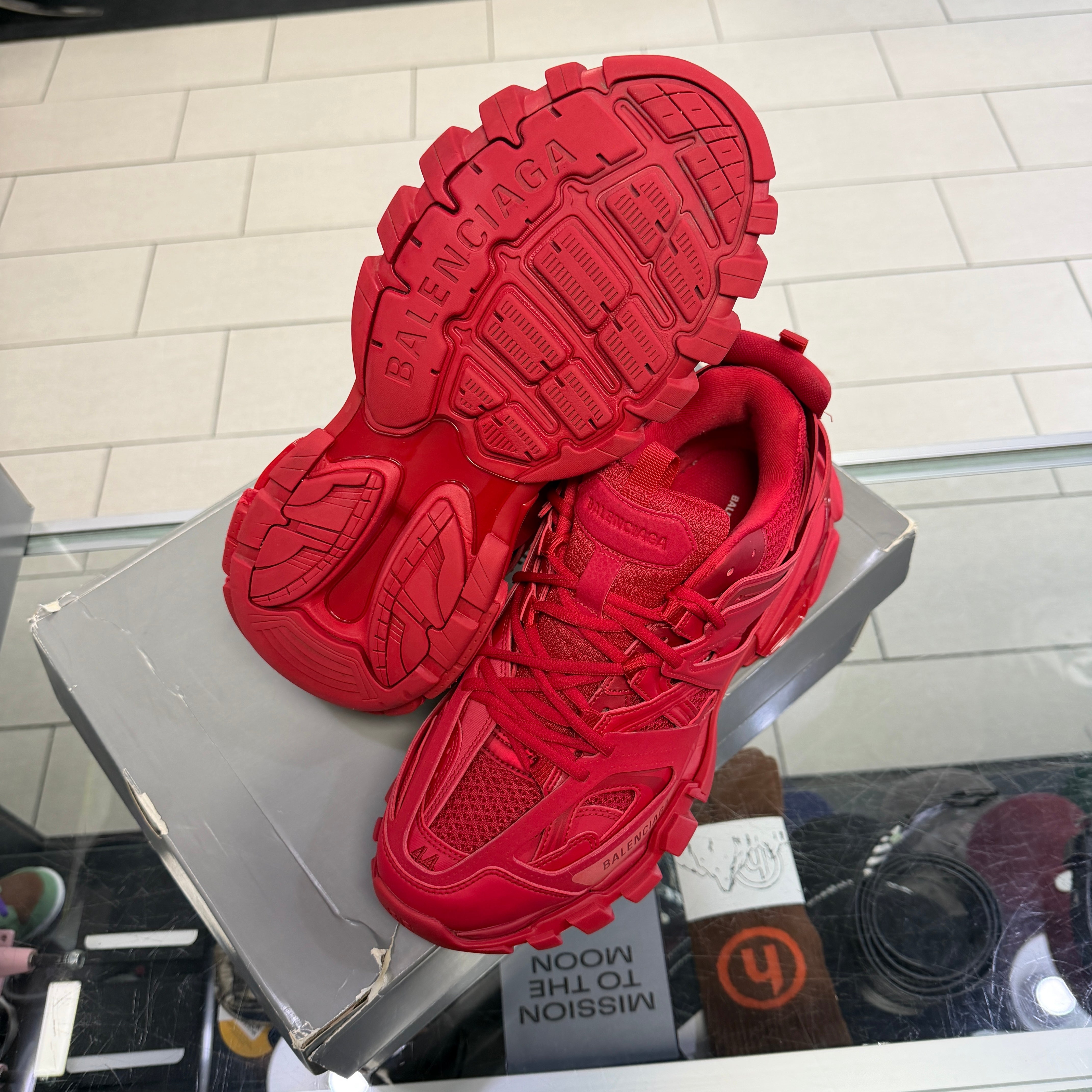 Balenciaga Track Trainer Red