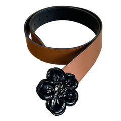 Kenzo Boke Flower Reversible Leather Belt