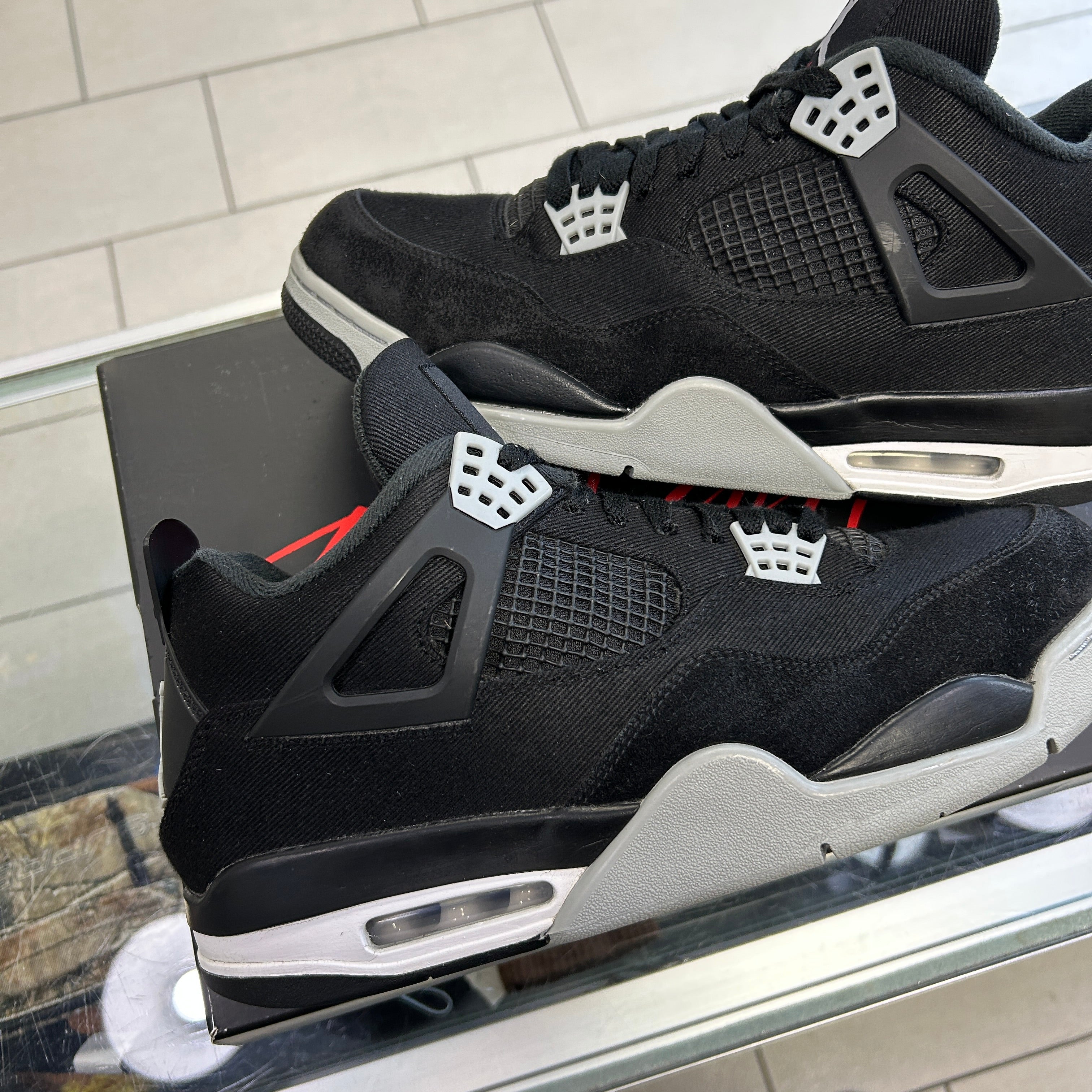 Jordan 4 Black Canvas