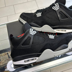 Jordan 4 Black Canvas