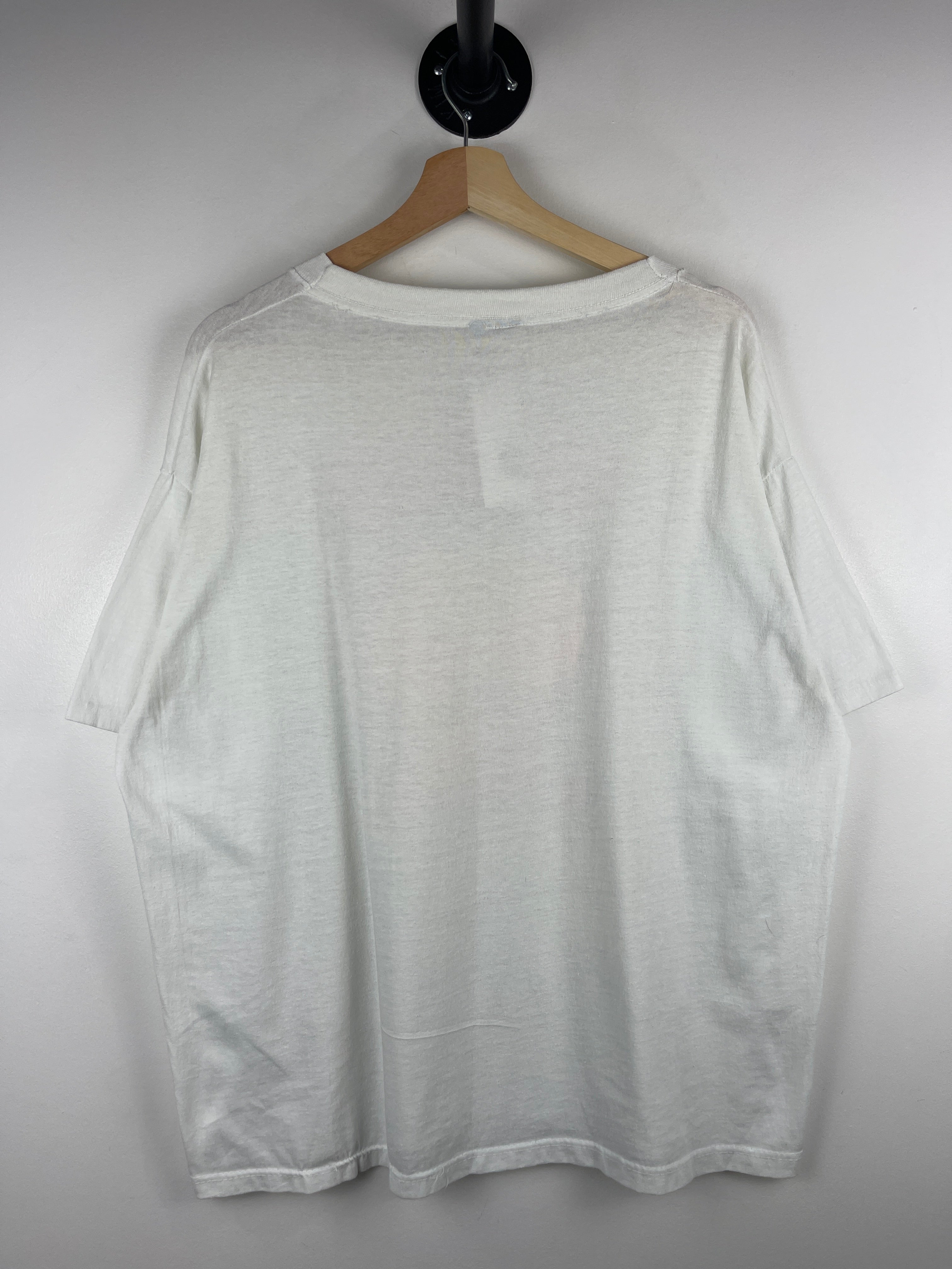 Vintage 90s The Simpsons Bart Simpson Crack Kills Parody White Tee