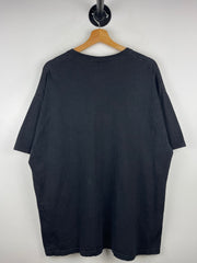 Vintage 90s We Need God In America Eagle Jesus Black Tee