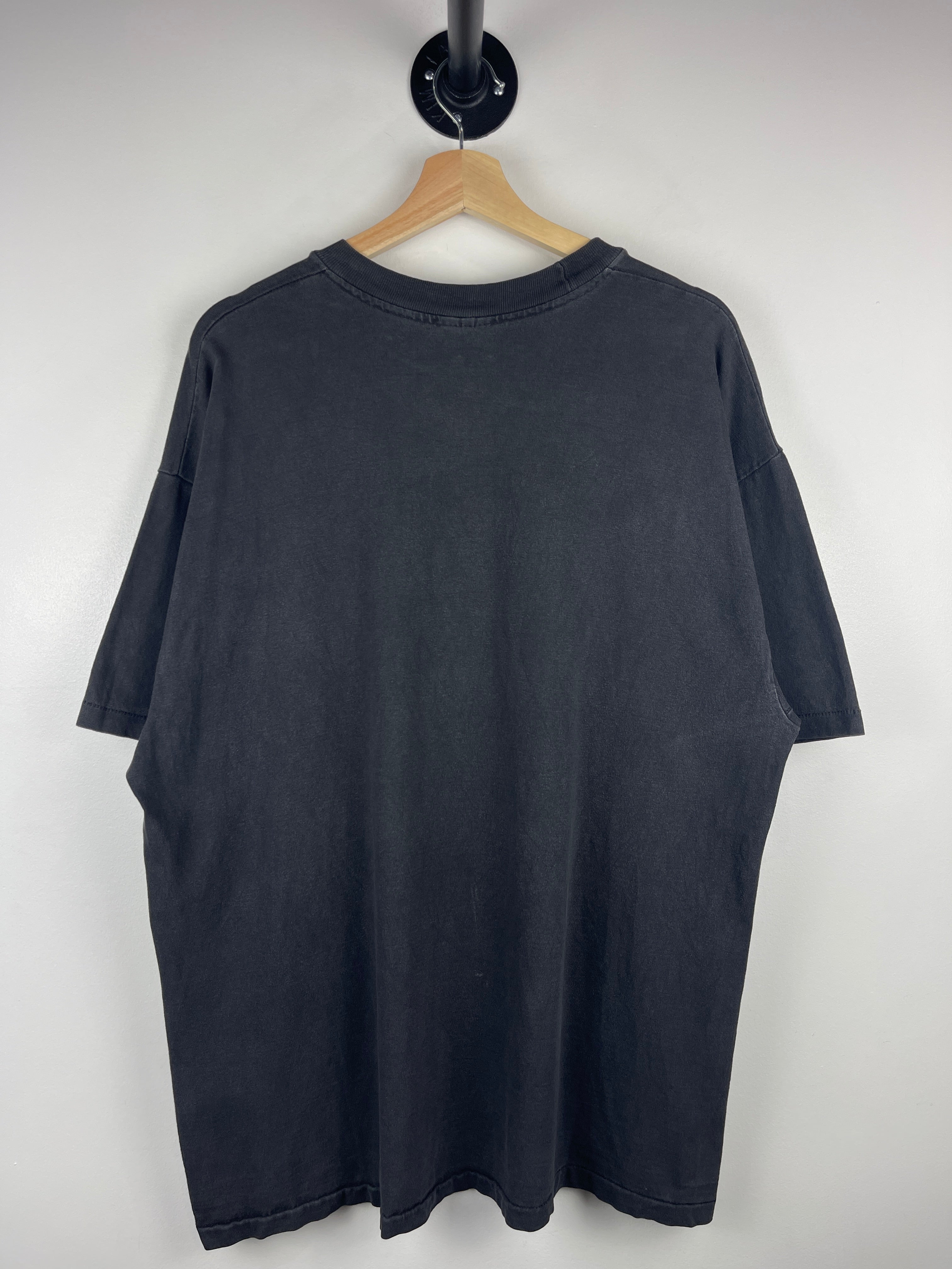 Vintage 90s Wolf Wilderness Faded Black Tee