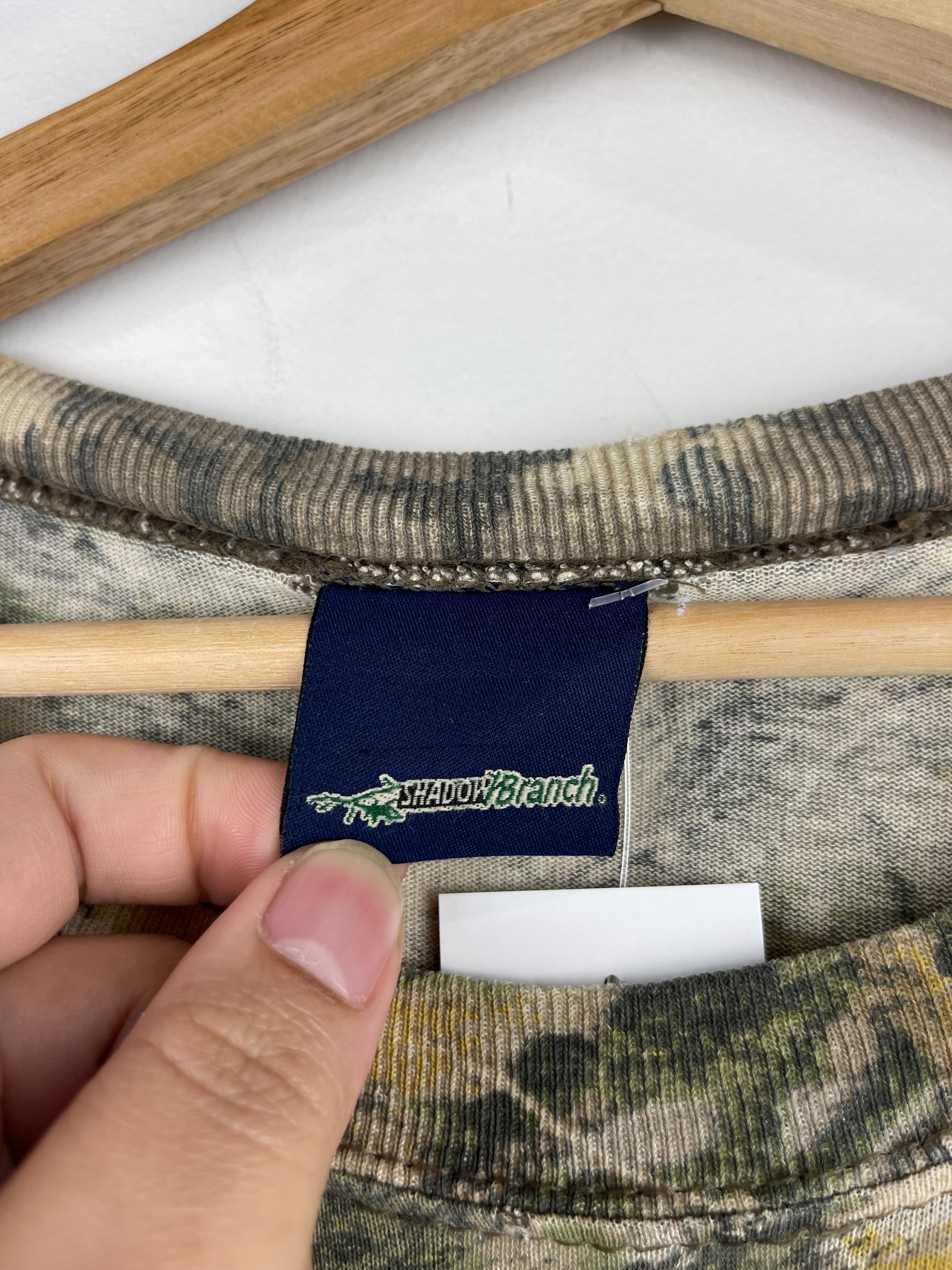 Vintage 90s Shadow Branch Real Tree Camo Tee