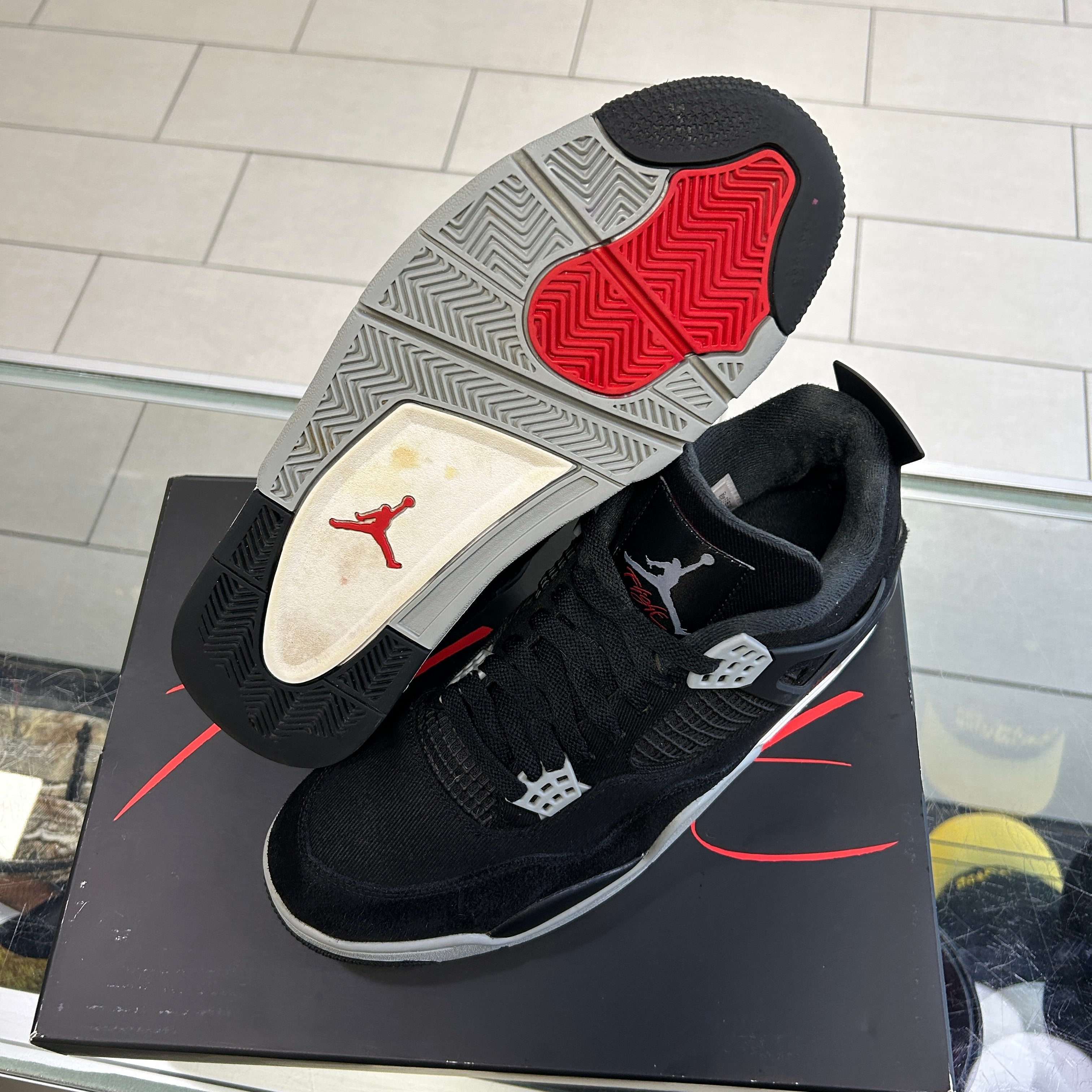 Jordan 4 Black Canvas