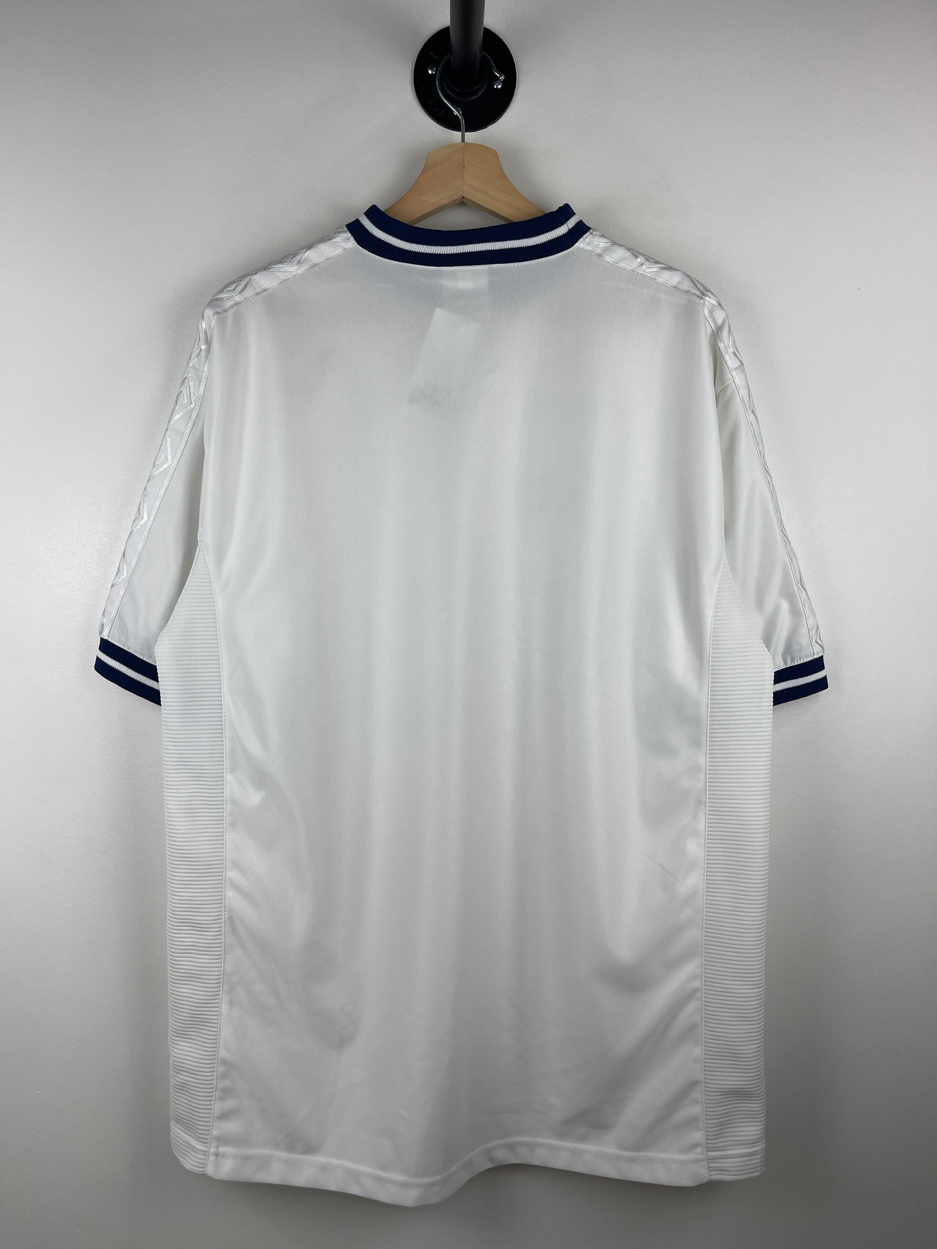 Vintage 90s Umbro White Soccer Jersey